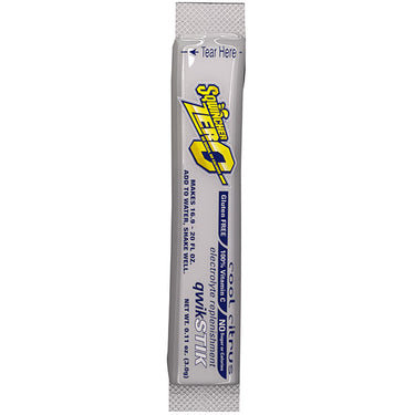 Sqwincher® Qwik Stik® Zero Single Serve, 0.11 oz Packs, 20 oz Yield, Cool Citrus, 50/Bag